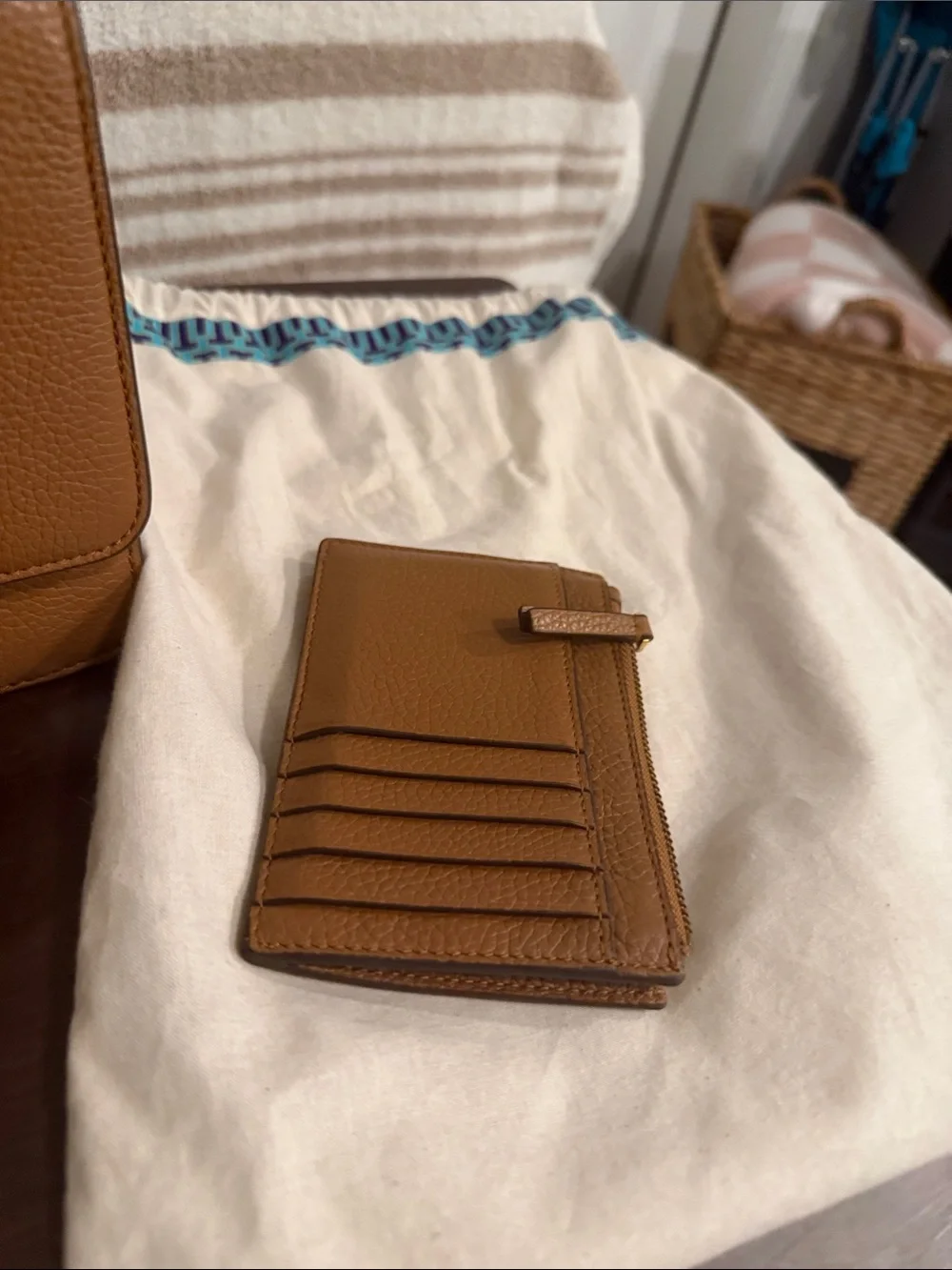 Tory Burch pebbled leather